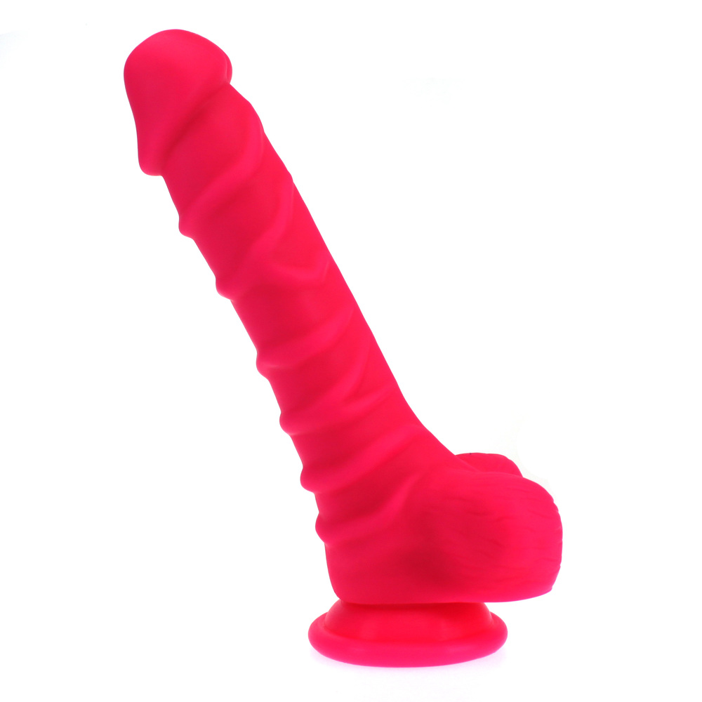 (image for) Liquid Silicone Colours Dildo Pleasure - 8.7"