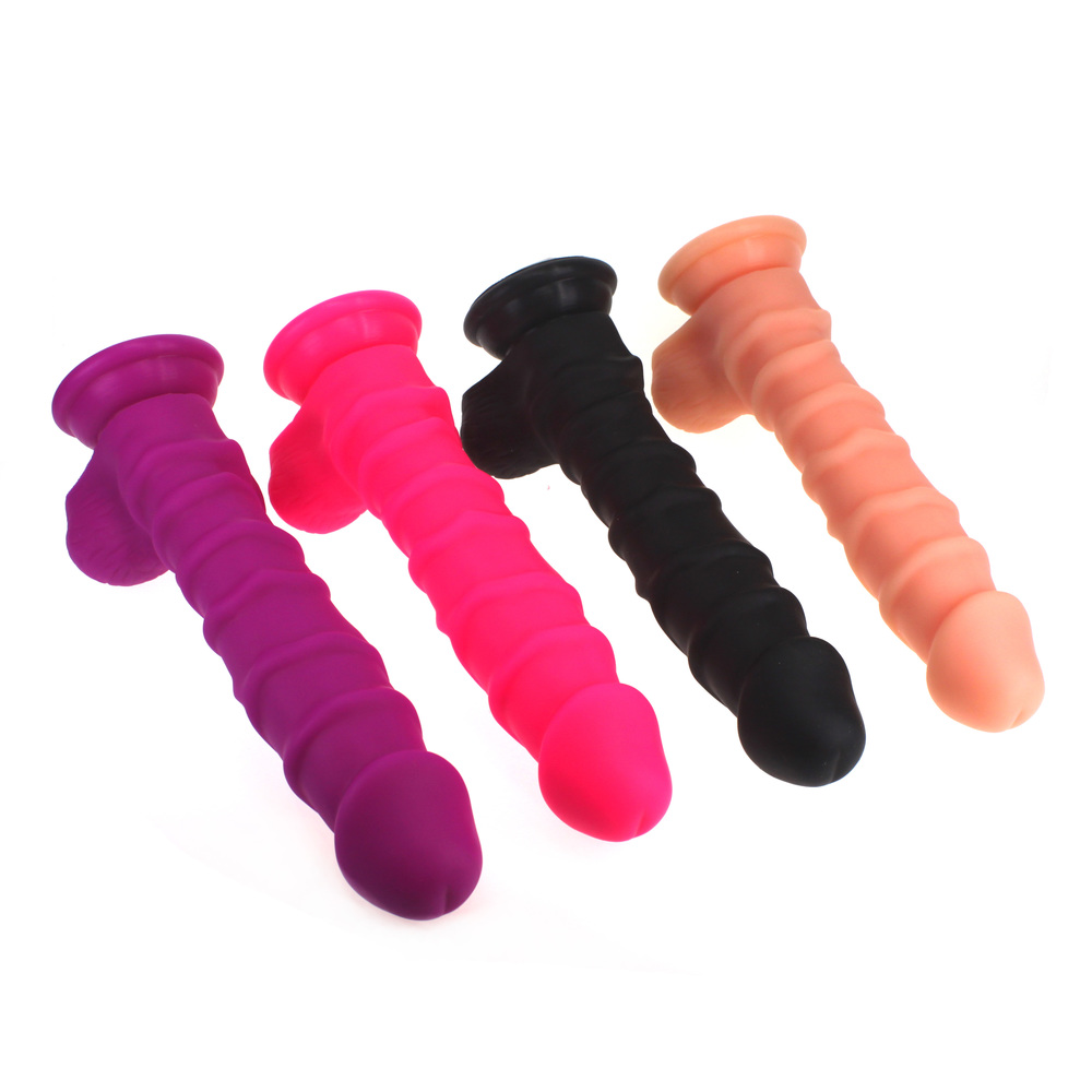 (image for) Liquid Silicone Colours Dildo Pleasure - 8.7"