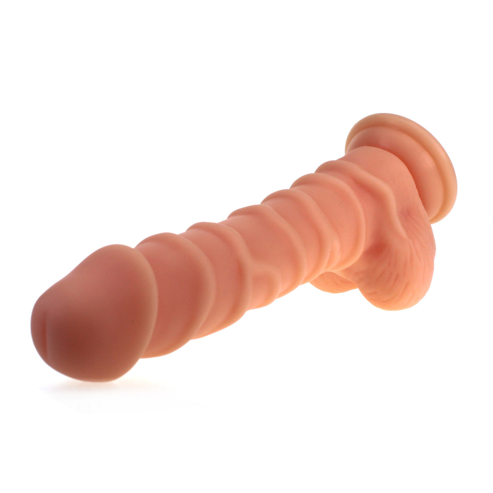 (image for) Liquid Silicone Colours Dildo Pleasure - 8.7"