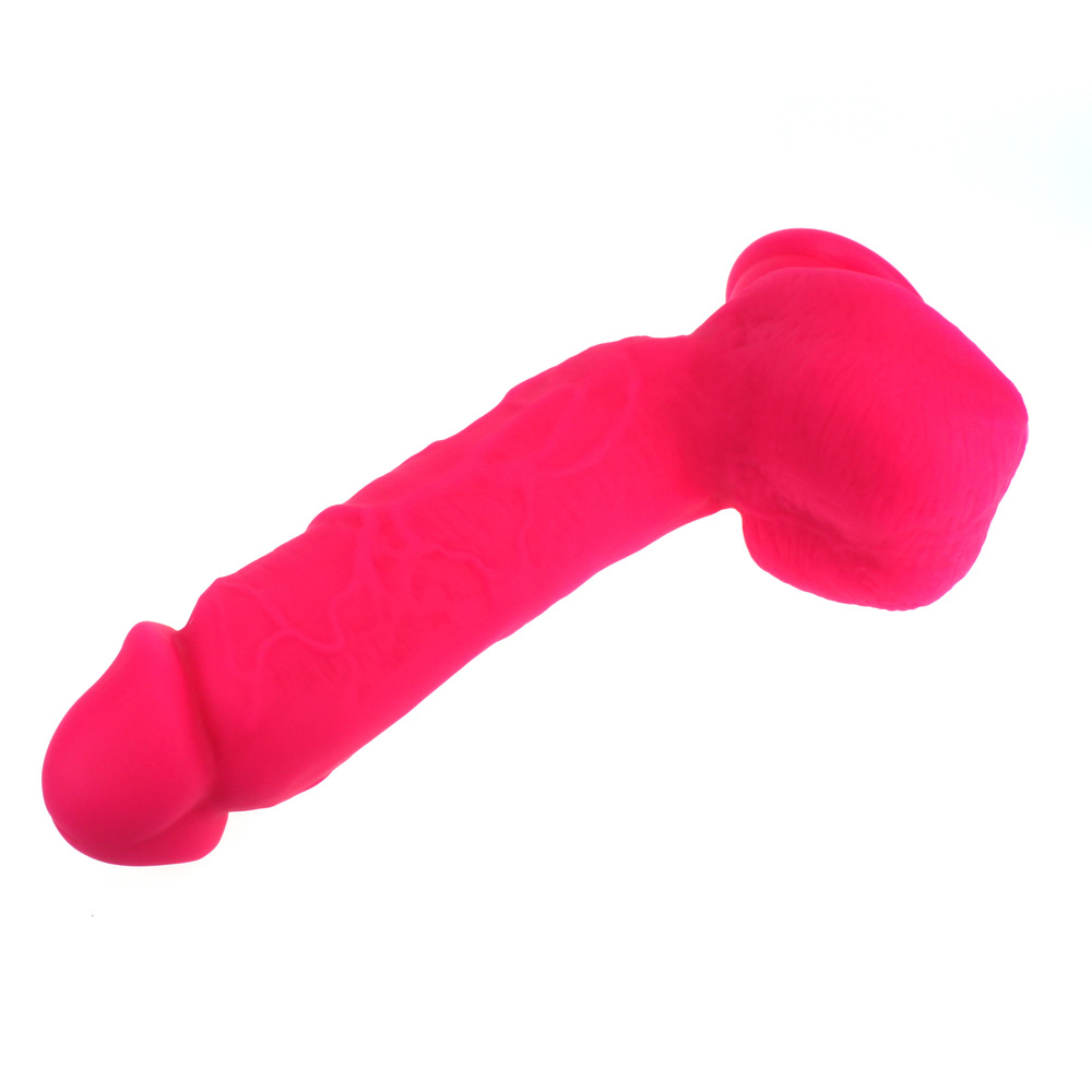 (image for) Liquid Silicone Colours Dildo Pleasure - 8.7"