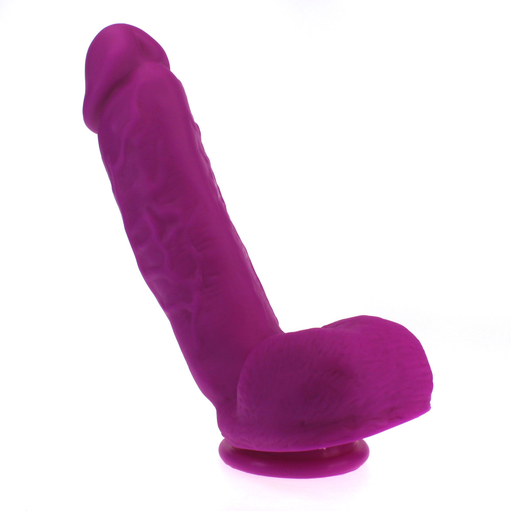 (image for) Liquid Silicone Colours Dildo Pleasure - 8.7"