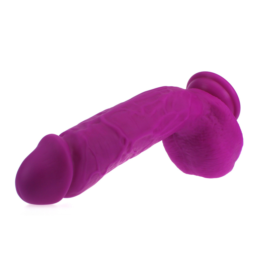 (image for) Liquid Silicone Colours Dildo Pleasure - 8.7"