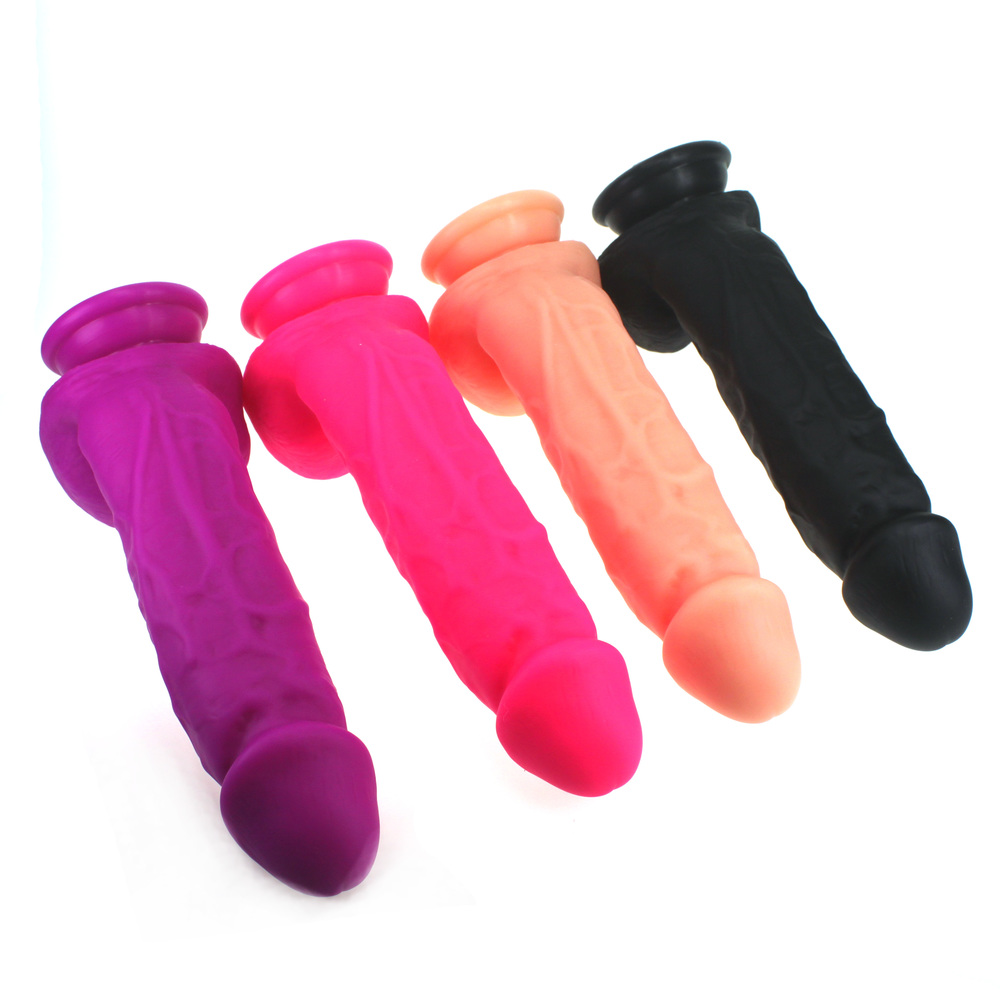 (image for) Liquid Silicone Colours Dildo Pleasure - 8.7"