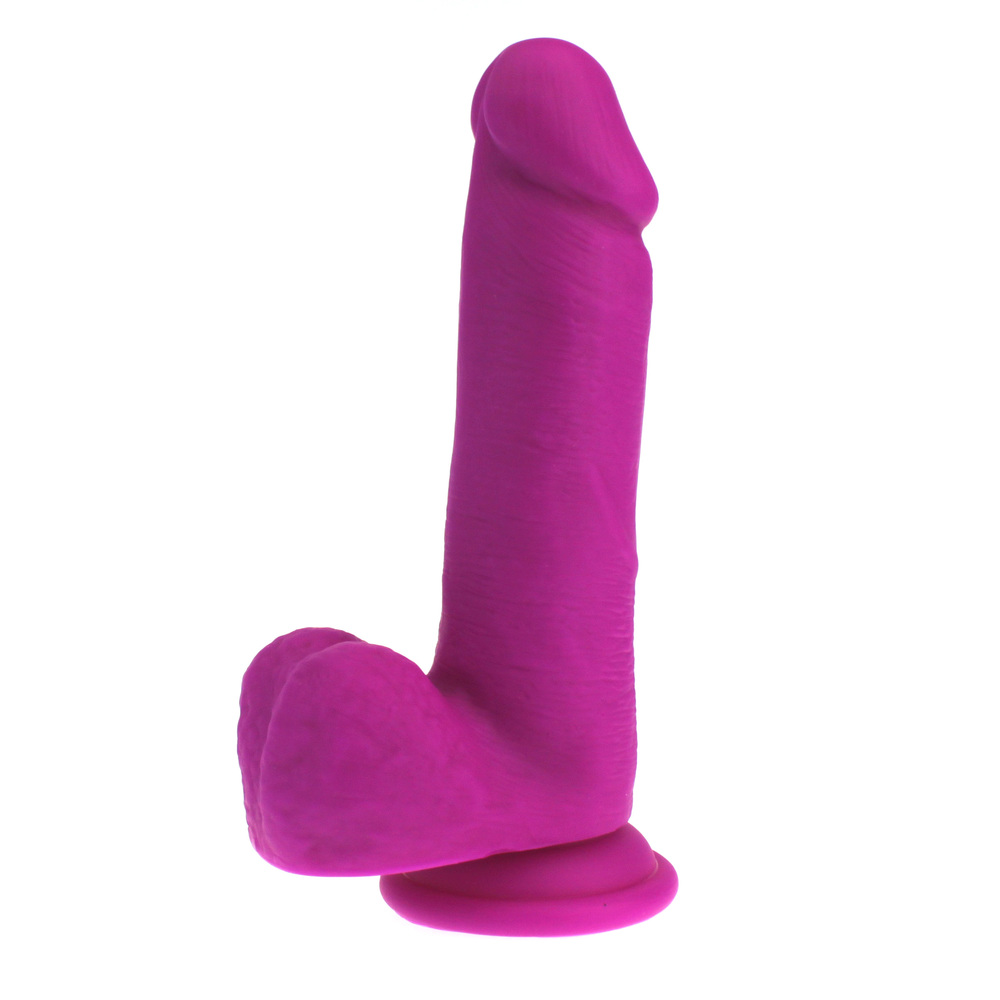 (image for) Liquid Silicone Colours Dildo Pleasure - 7.5"