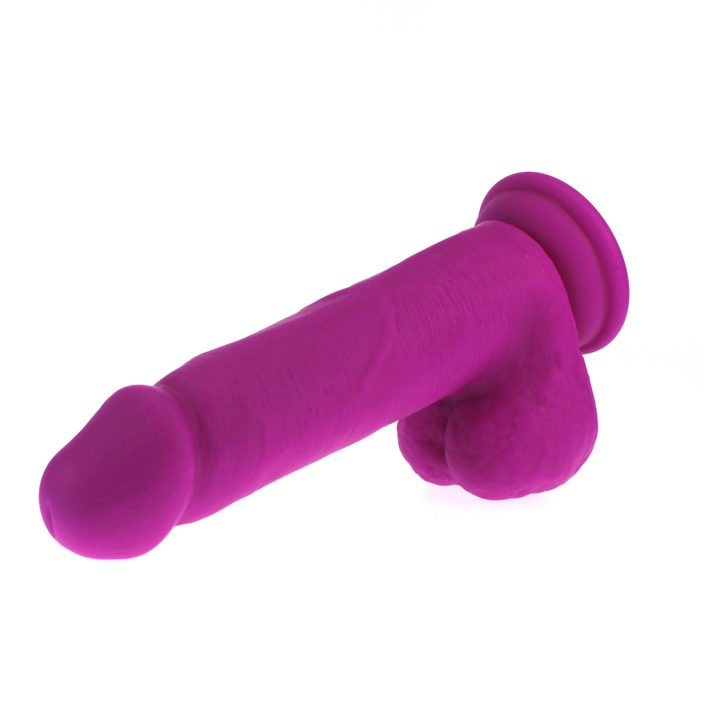 (image for) Liquid Silicone Colours Dildo Pleasure - 7.5"
