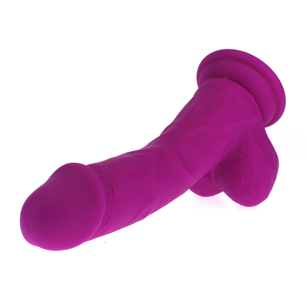(image for) Liquid Silicone Colours Dildo Pleasure - 7.5"