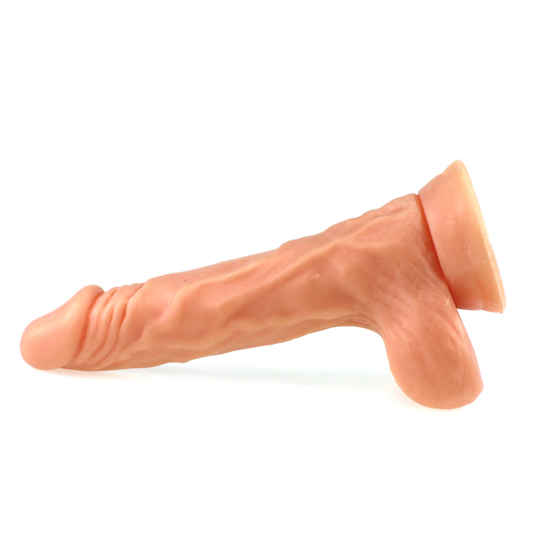 (image for) Realistic Suction Dildo With Ball