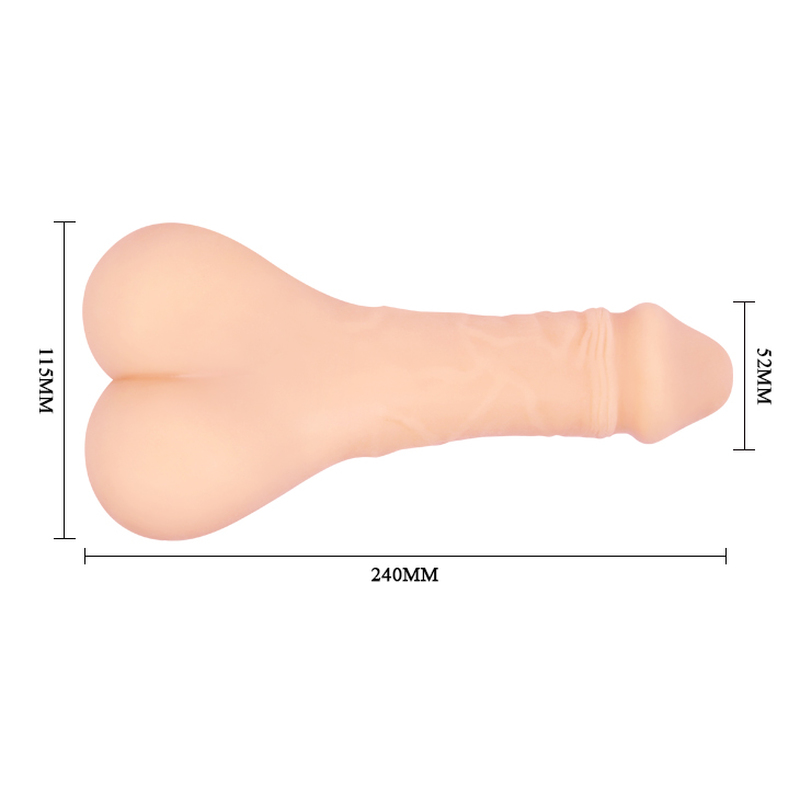 (image for) Bigger Man Realistic Dildo with Masturbation Hole