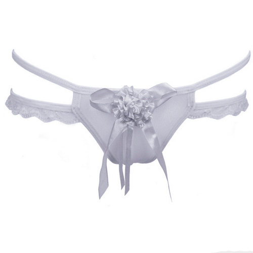 (image for) Multi-color Ball-flower Mesh T-back G-string