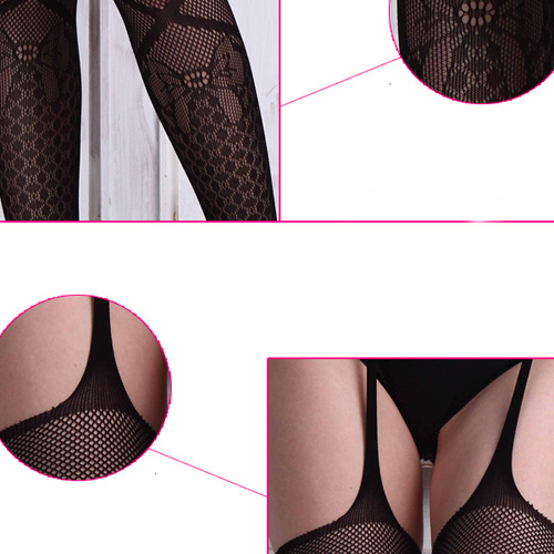 (image for) Lovely Bow Patterned Garter Stockings
