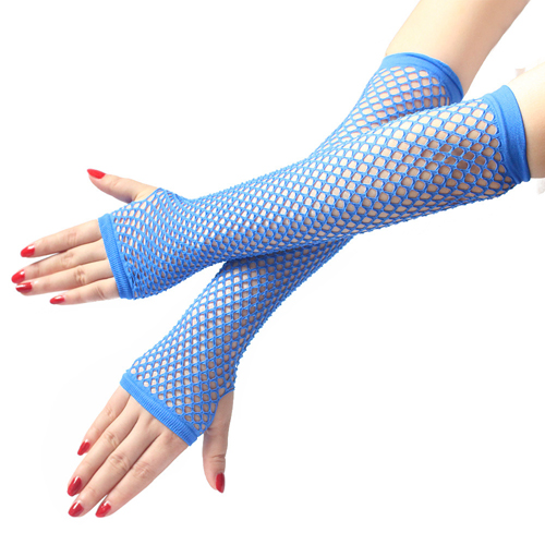 (image for) Elastic Fishnet Half Finger Gloves