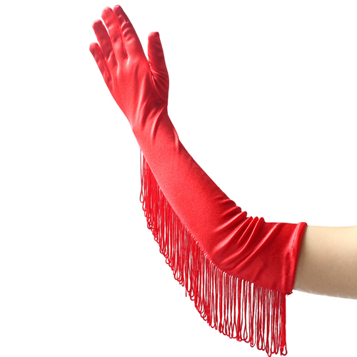 (image for) New Long Dancing Gloves With Tassels
