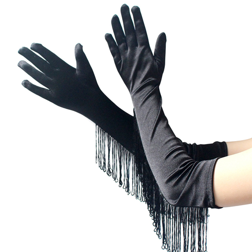 (image for) New Long Dancing Gloves With Tassels