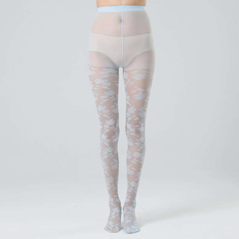 (image for) Sexy Ladies' Figured Elastic Mesh Pantyhose