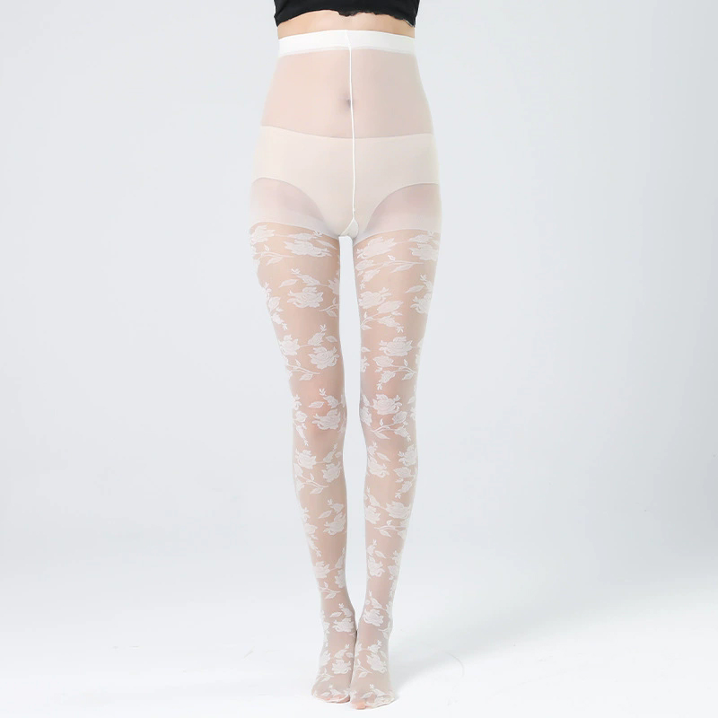 (image for) Sexy Ladies' Figured Elastic Mesh Pantyhose