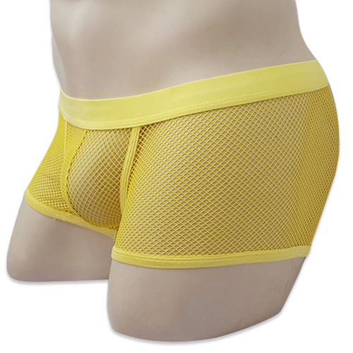 (image for) Hot Style Transparent Fishnet Boxer Shorts For Men