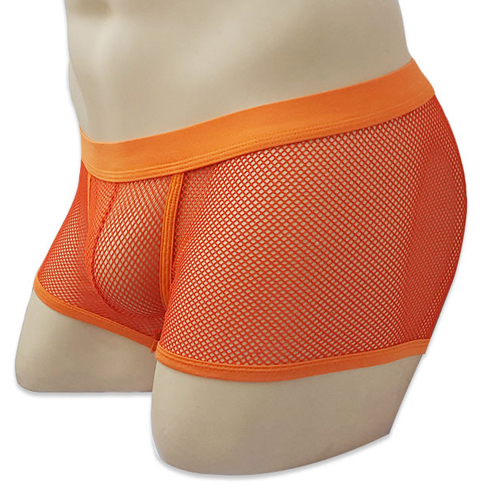 (image for) Hot Style Transparent Fishnet Boxer Shorts For Men