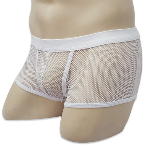 (image for) Hot Style Transparent Fishnet Boxer Shorts For Men