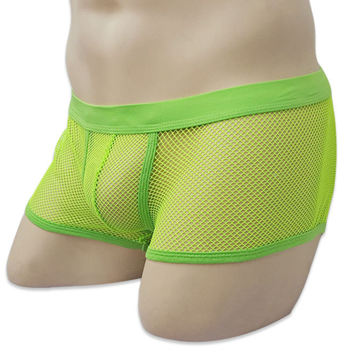 (image for) Hot Style Transparent Fishnet Boxer Shorts For Men