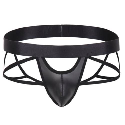 Black Men's Mesh Faux Panties Underwear