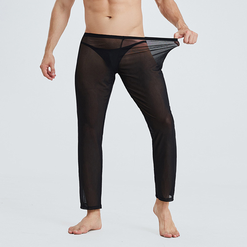 (image for) Men Ice Silk Ultrathin Transparent Sexy Underwear Pants