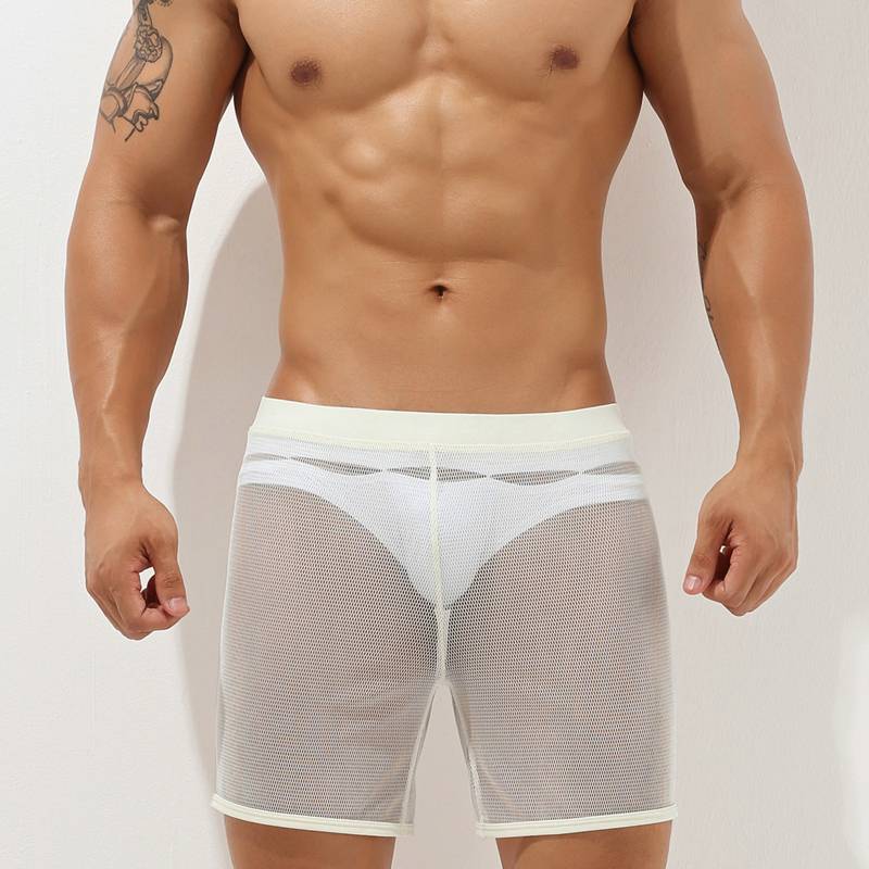 (image for) Fashion Men Hot Breathable Mesh Boxers Underwears