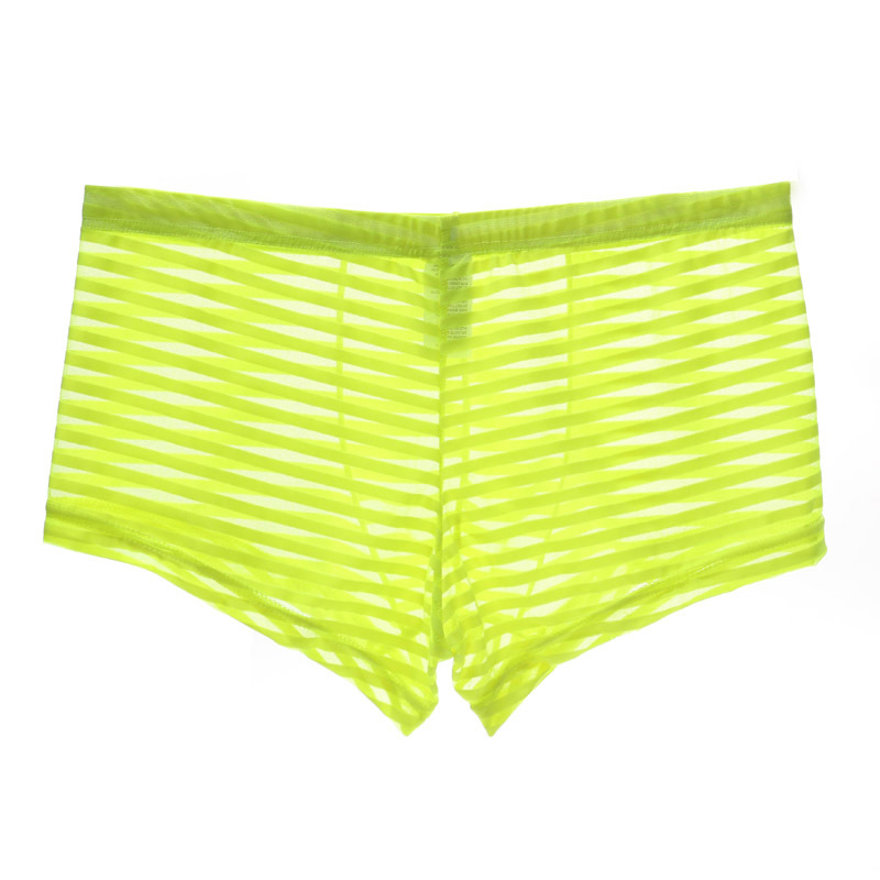 (image for) Fashion Men Transparent Striped Boxers