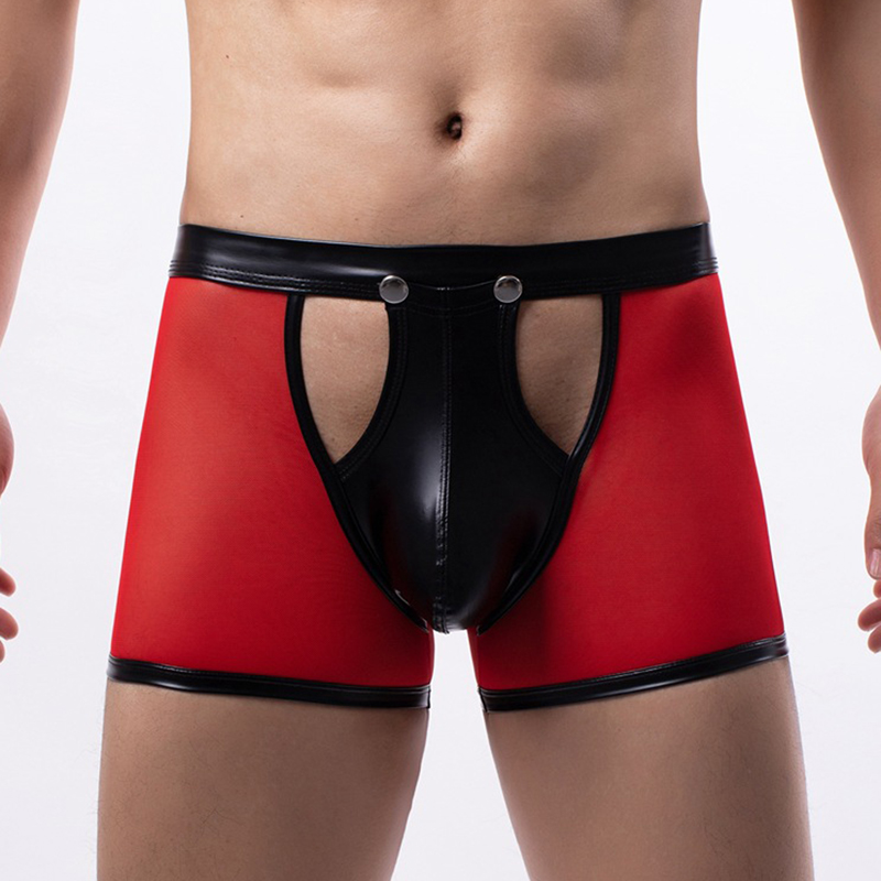 (image for) Men's Hot Front Opening Mesh Panty Boxers