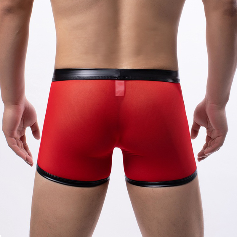 (image for) Men's Hot Front Opening Mesh Panty Boxers