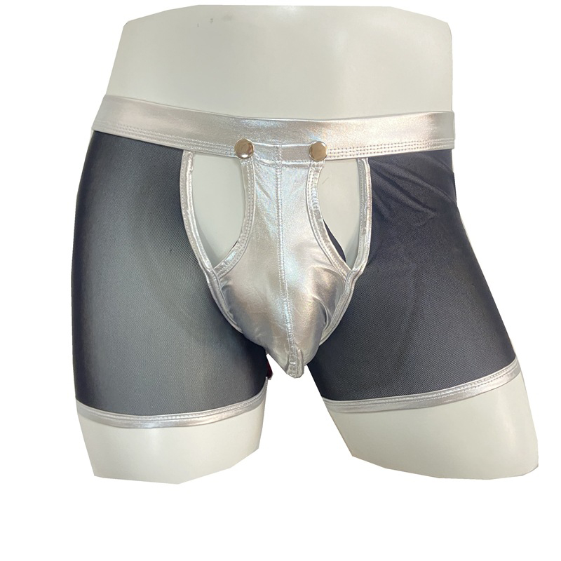 (image for) Men's Hot Front Opening Mesh Panty Boxers