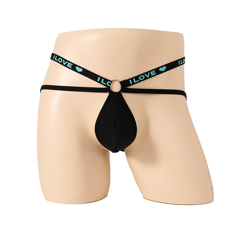 Sexy Men Elastic Band With Ring Panty Underwear