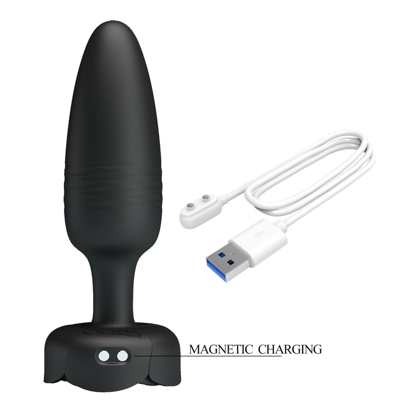 (image for) Prettylove Bottom Light Thrusting Floral Anal Vibrator