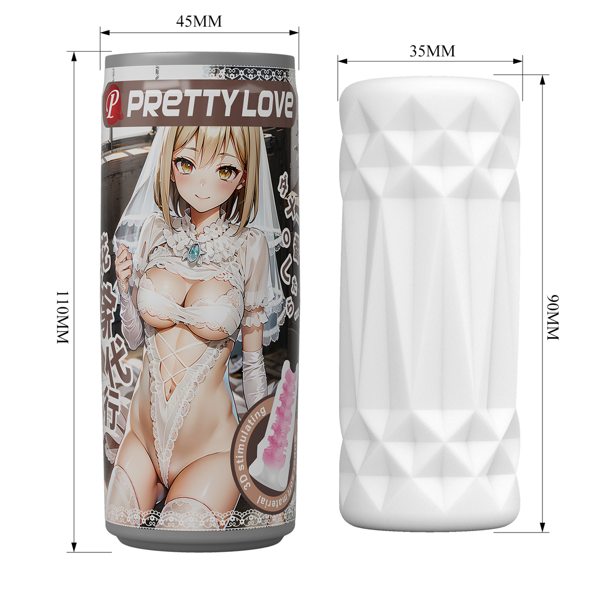 Canned Masturbation Cup - Double Body Bride