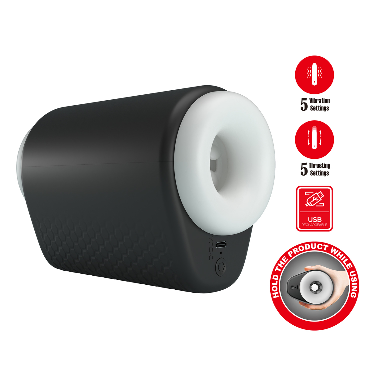 (image for) Thrusting Vibration Male Masturbator