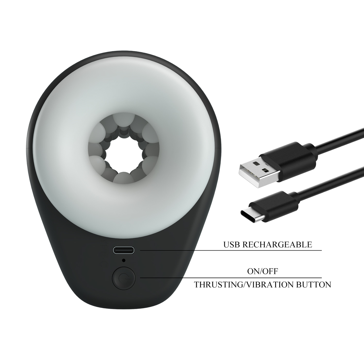 (image for) Thrusting Vibration Male Masturbator