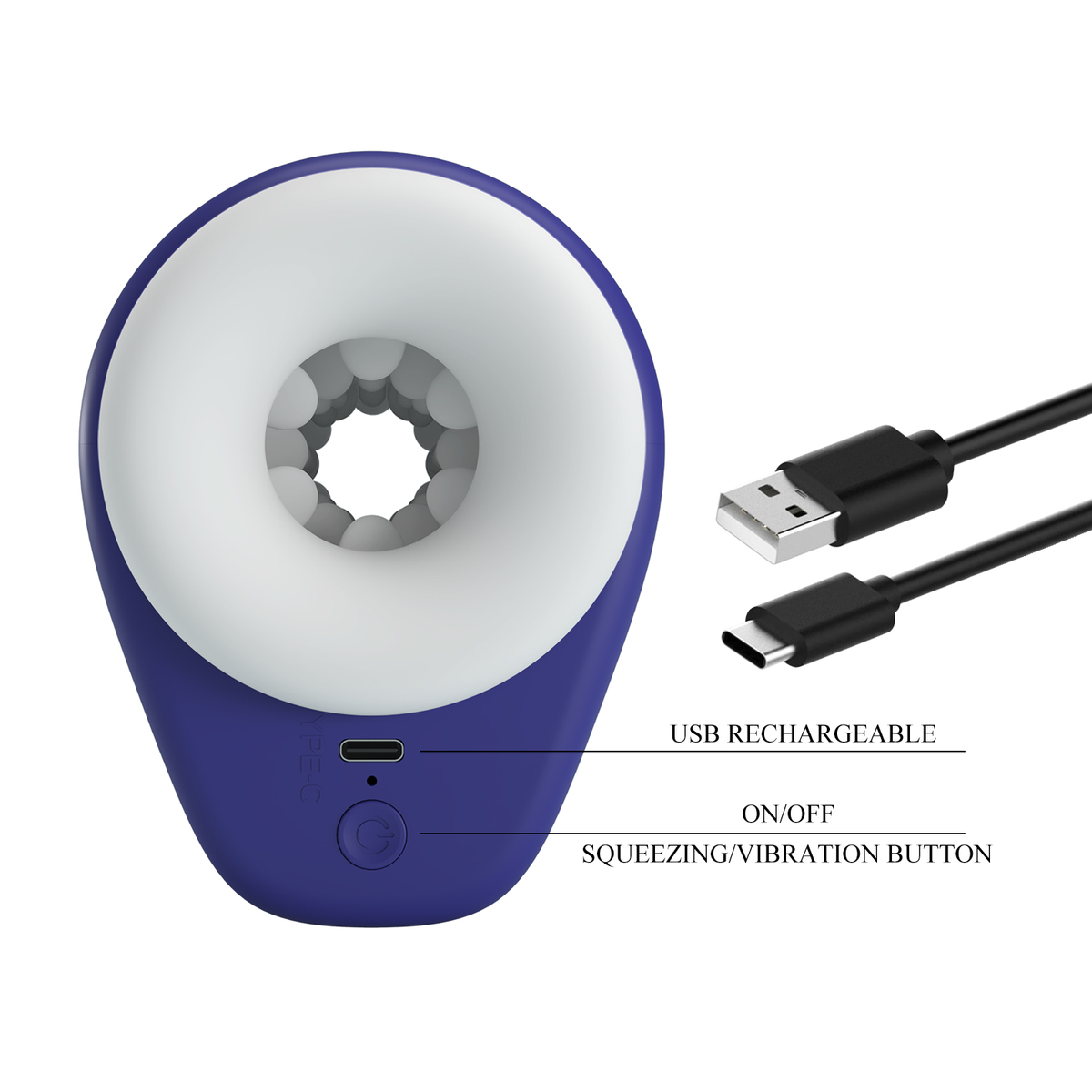 (image for) Squeezing Vibration Male Masturbator