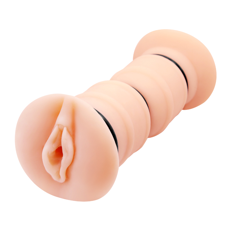 (image for) Dual Pocket Vagina With 3 Cock Rings