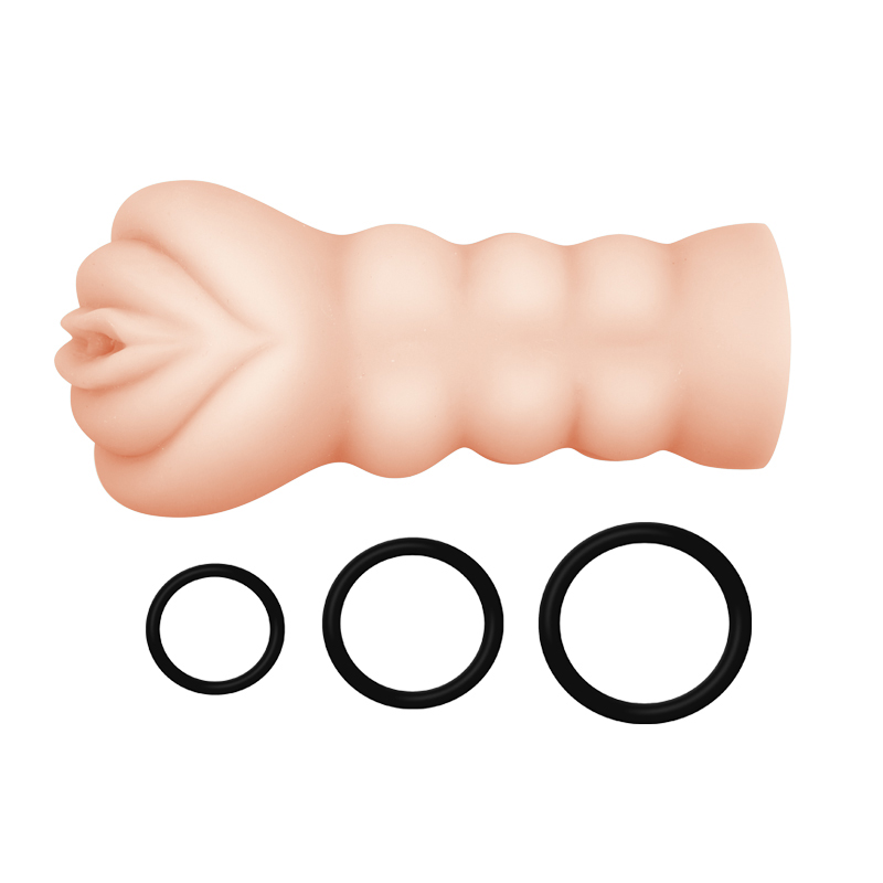 (image for) Pocket Vagina With 3 Cock Rings