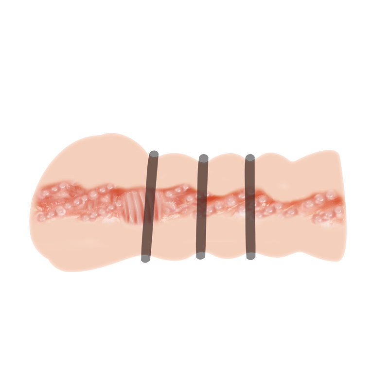 (image for) Pocket Vagina With 3 Cock Rings