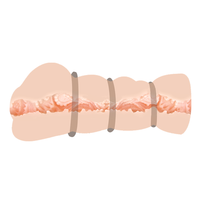 (image for) Pocket Vagina With 3 Cock Rings