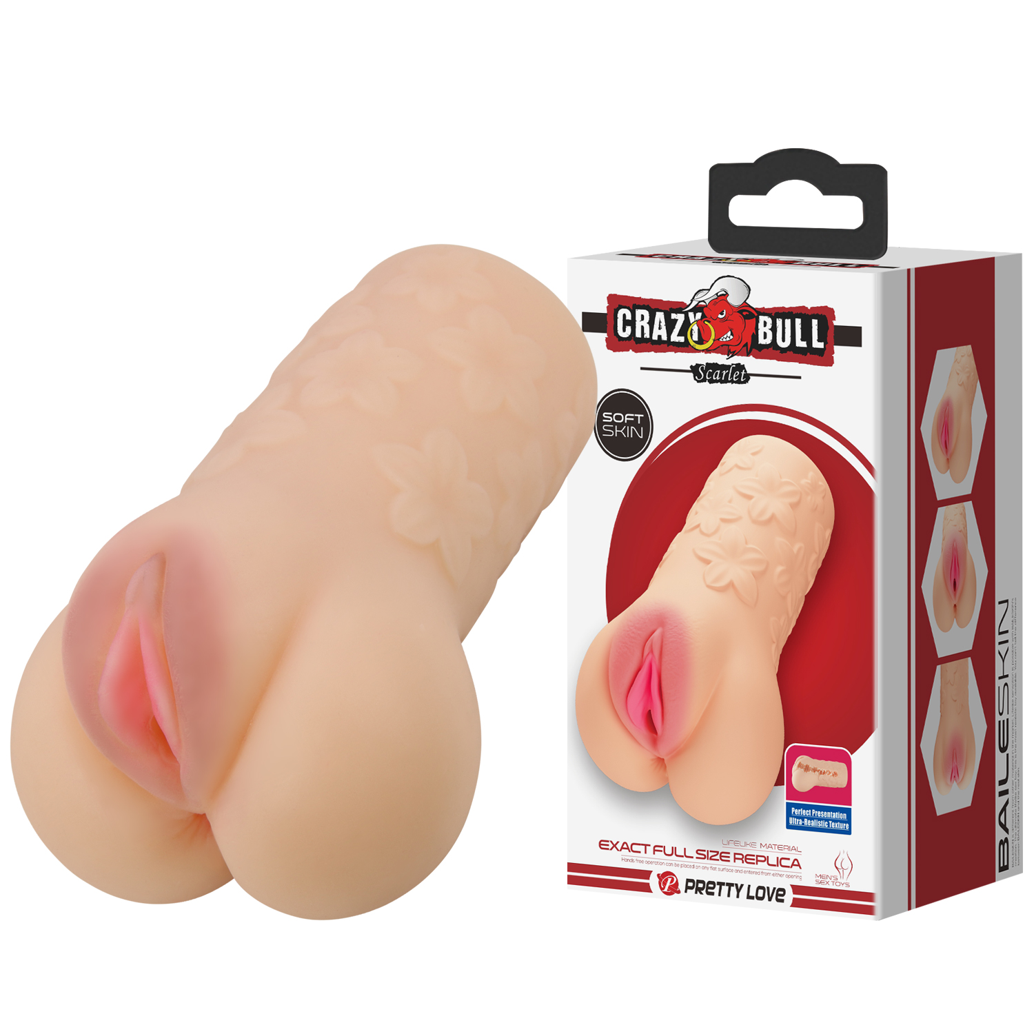 Realistic Floral Pocket Vagina