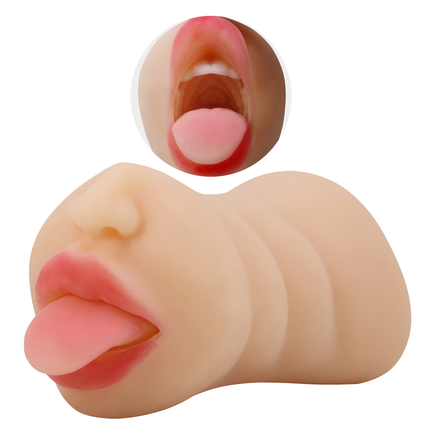 (image for) Dual Mouth & Vagina Pocket Masturbator