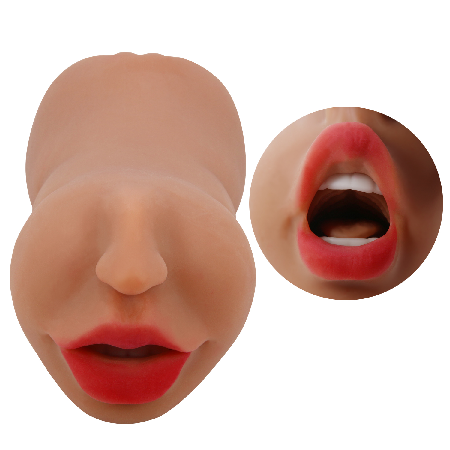 (image for) Dual Mouth & Vagina Pocket Masturbator