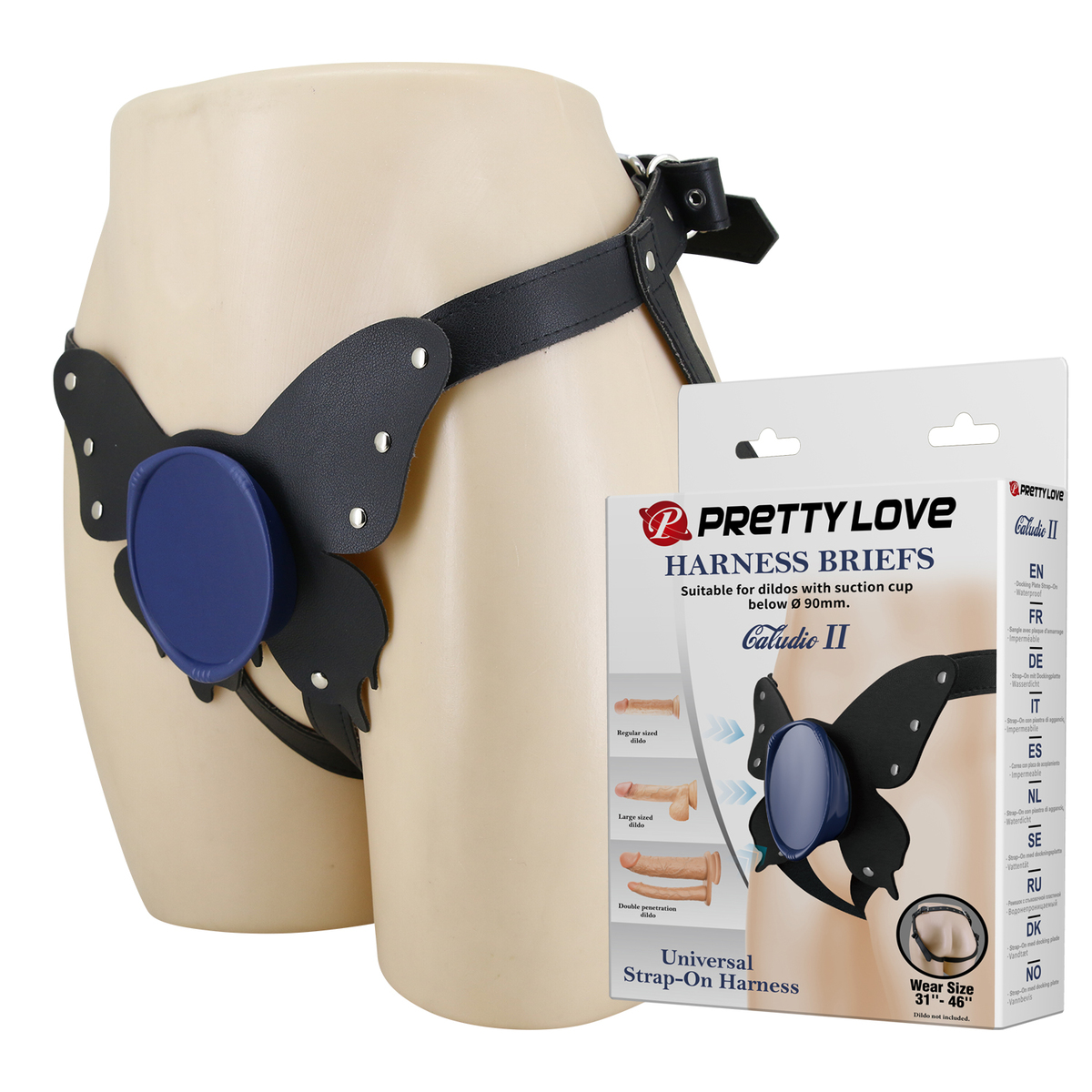 Suction Base Butterfly Strap On Harness