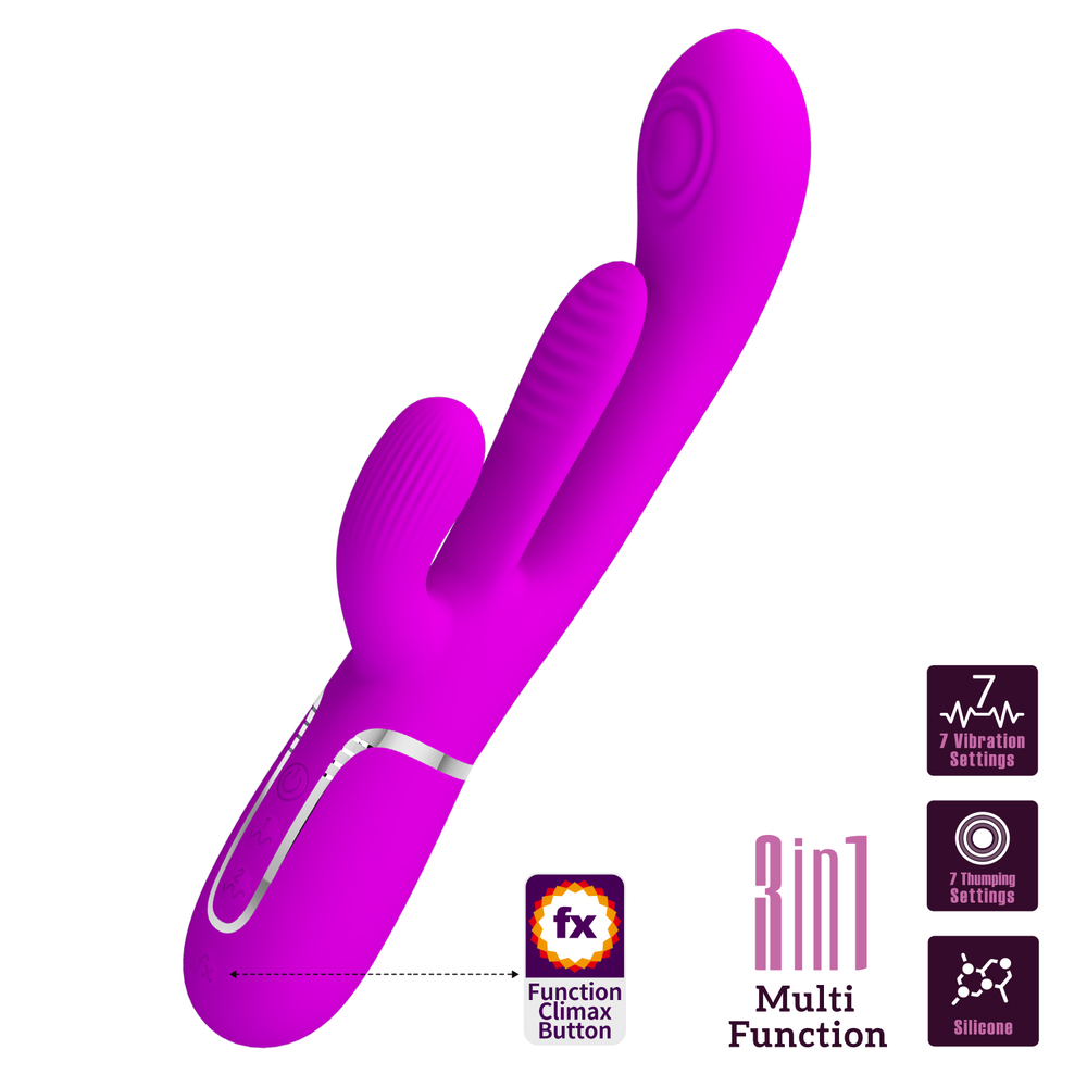 (image for) Prettylove 3in1 Rabbit Vibrator