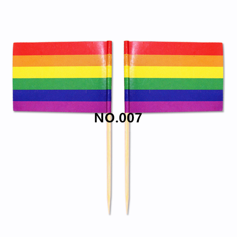 (image for) D704 Pride Toothpick Flag-100pcs