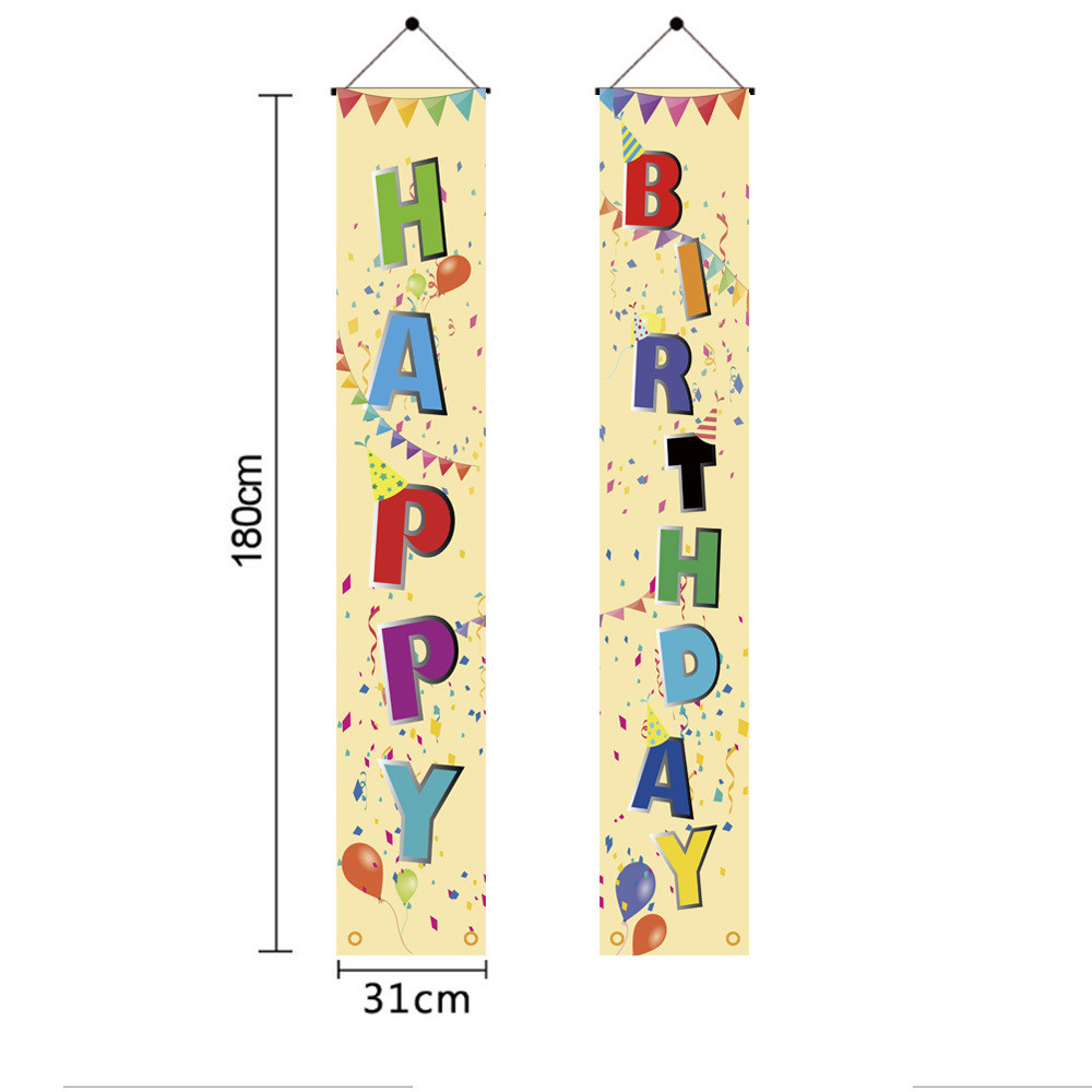 (image for) D712 Happy Birthday Door Banner