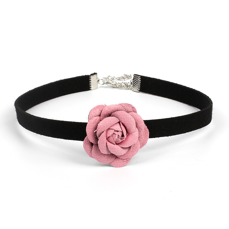 (image for) N304 14pcs Pink Lady Floral Collars