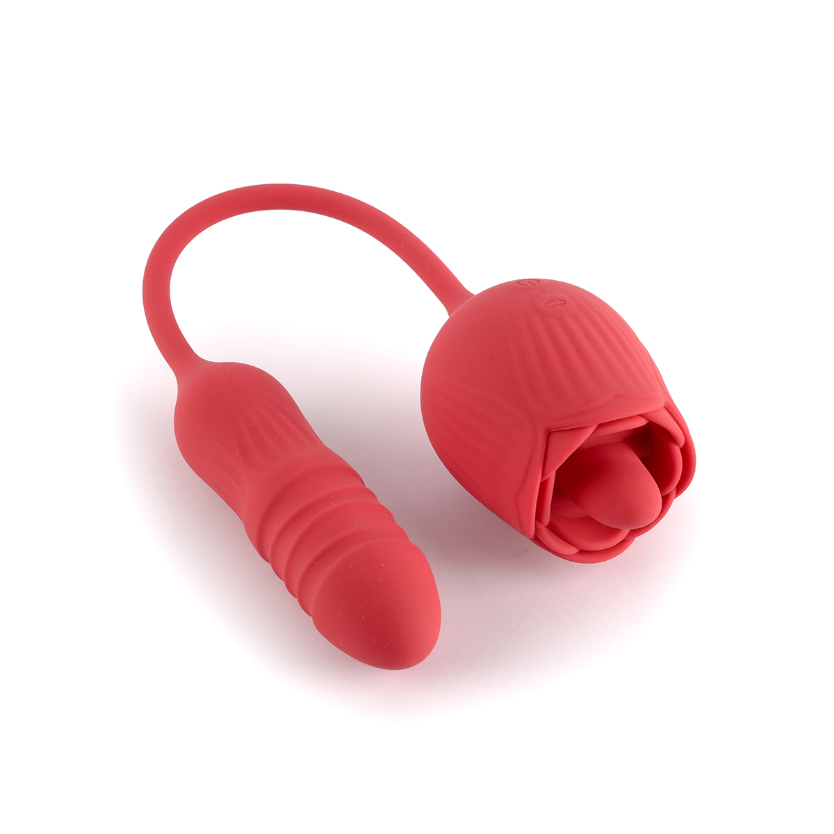 (image for) Pleasure Luxury Double-Ended Rose Vibrator