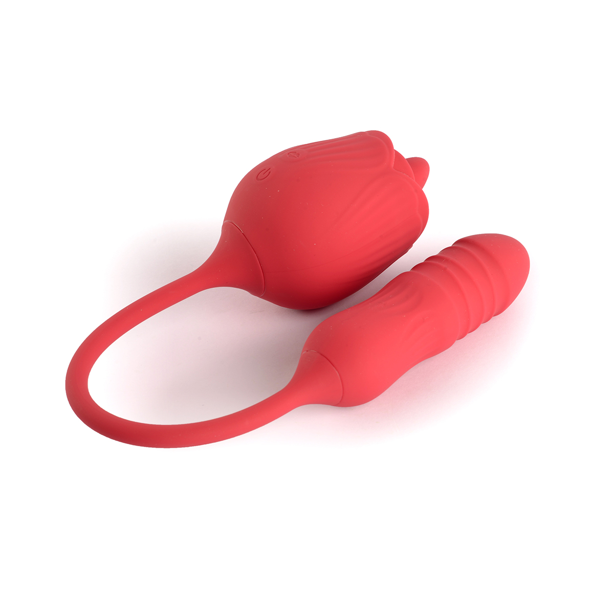 (image for) Pleasure Luxury Double-Ended Rose Vibrator